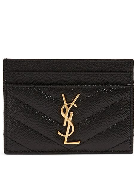 ysl card holder taupe|ysl card holders.